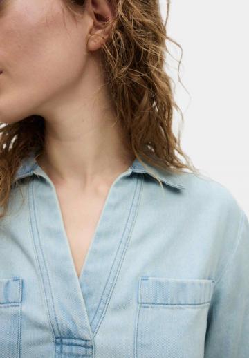 Джинсовая блузка