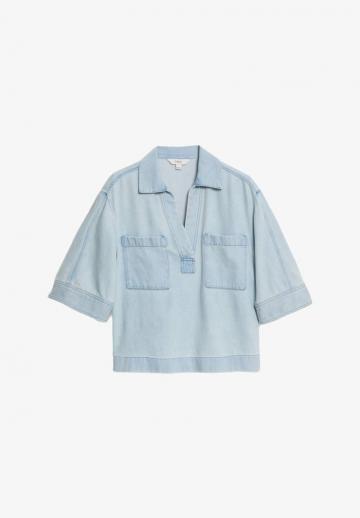 Джинсовая блузка