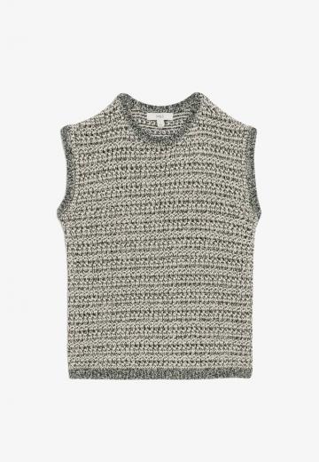 Пуловер без рукавов