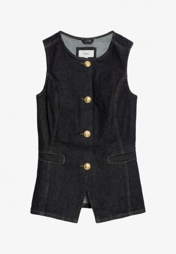 Джинсовая жилетка