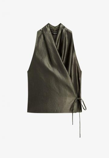 Блузка без рукавов