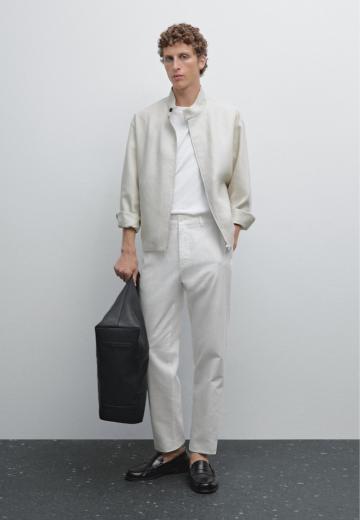 Льняные брюки