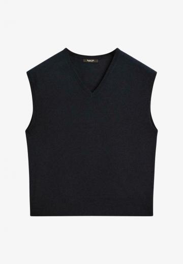 Пуловер без рукавов