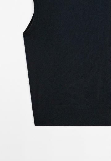 Пуловер без рукавов