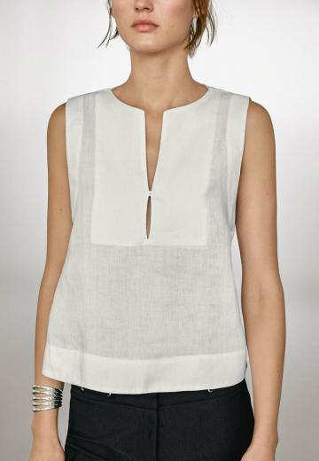 Блузка без рукавов