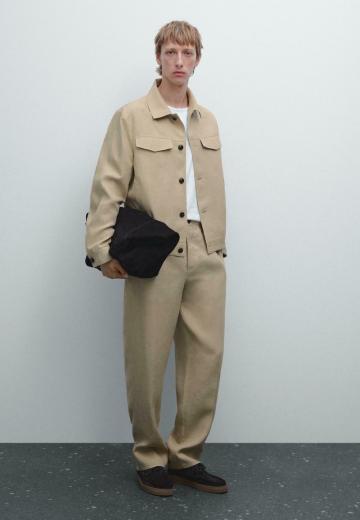 Льняные брюки