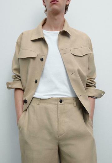 Льняные брюки