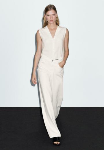 Вязаный жилет