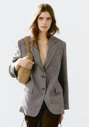 Длинный блейзер