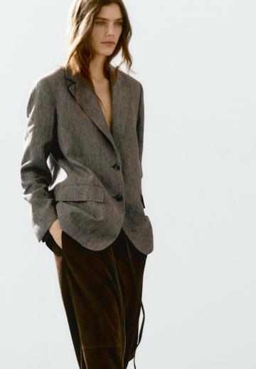 Длинный блейзер