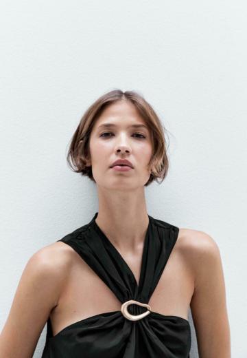 Длинный топ