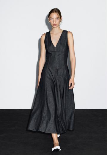 Джинсовое платье