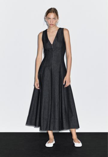 Джинсовое платье