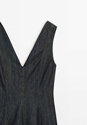 Джинсовое платье