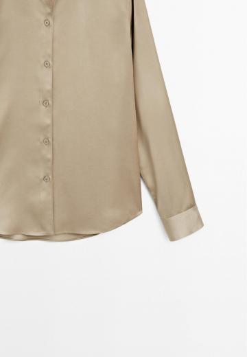 Атласная блузка