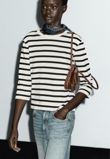 Майка с рукавом три четверти