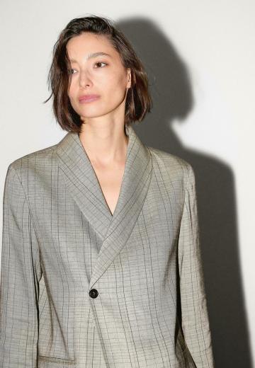 Длинный блейзер