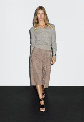 Кожаная юбка