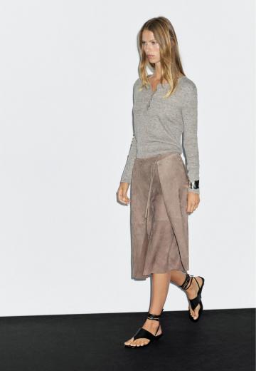 Кожаная юбка