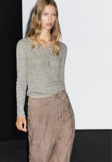 Кожаная юбка