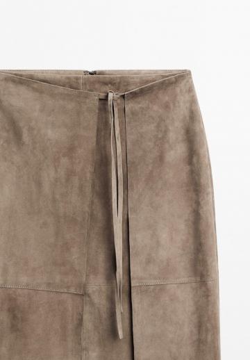 Кожаная юбка