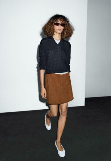 Кожаная юбка