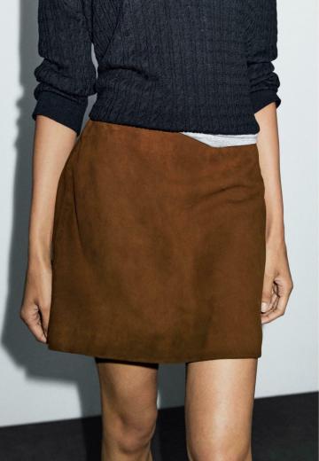 Кожаная юбка