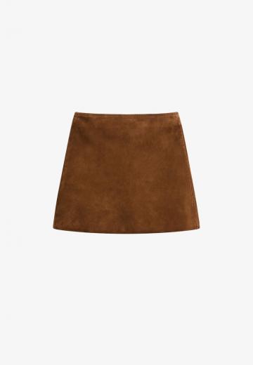 Кожаная юбка