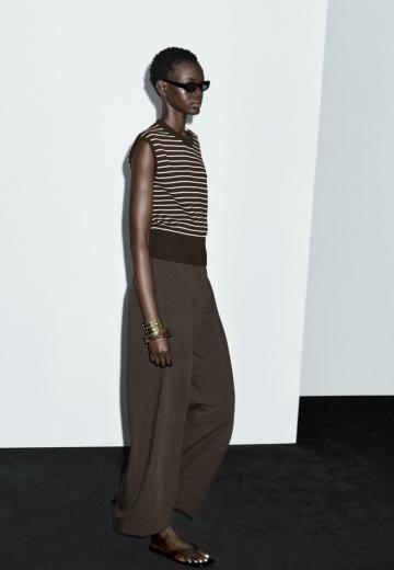 Пуловер с коротким рукавом