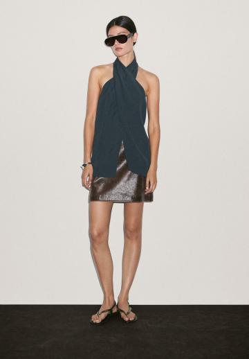 Кожаная юбка