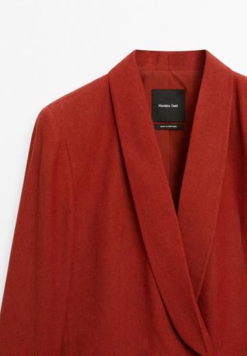 Длинный блейзер