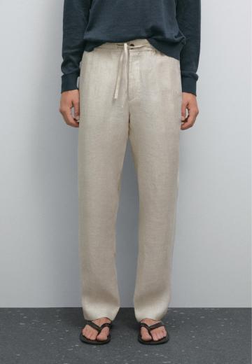Льняные брюки