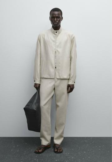 Льняные брюки