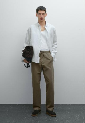 Льняные брюки