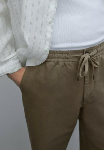 Льняные брюки