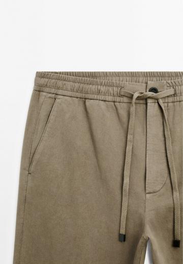 Льняные брюки