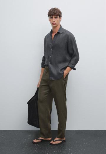 Льняные брюки