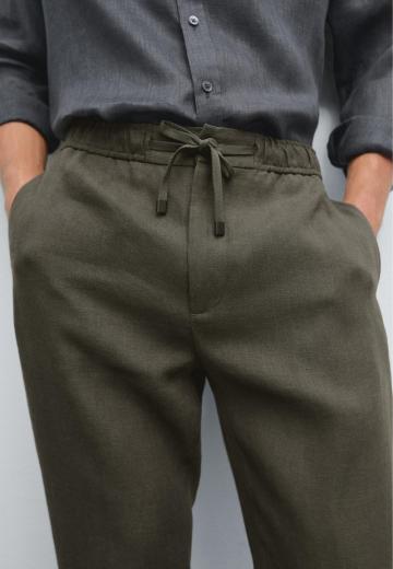 Льняные брюки