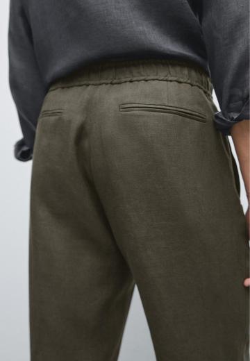 Льняные брюки