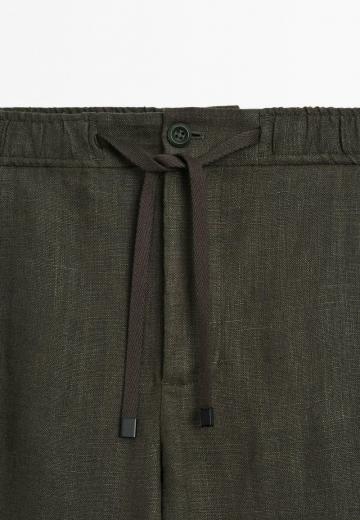 Льняные брюки