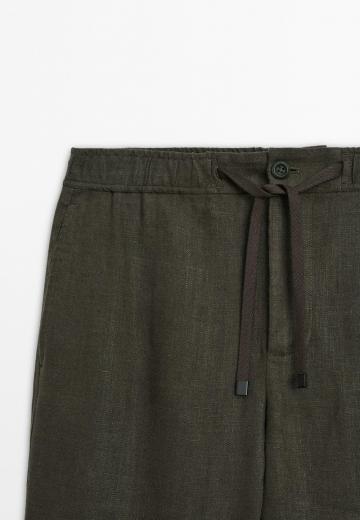 Льняные брюки