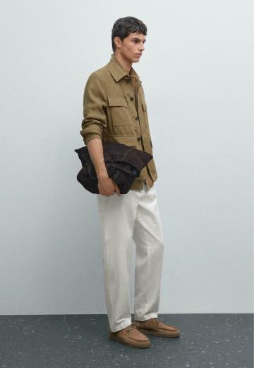 Льняные брюки