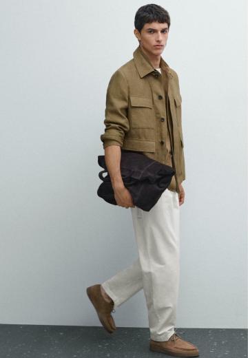 Льняные брюки