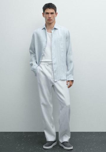 Льняные брюки