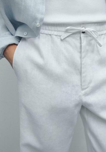 Льняные брюки