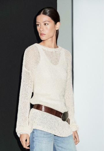 Длинный пуловер