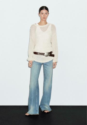 Длинный пуловер