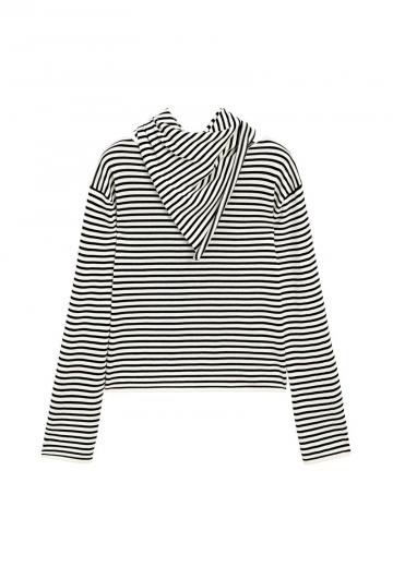 Пуловер в полоску