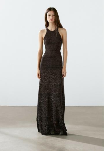 Вязаное платье