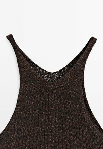 Вязаное платье